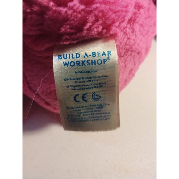 BUILD A BEAR Care Bears Cheer Bear Pink w/Rainbow 17" Soft Plush Stuffed Animal - Picture 3 of 4